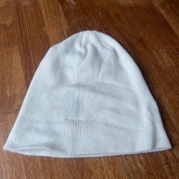 Wildfox Cream Sequin Peace Knit Beanie - Picture 4 of 5
